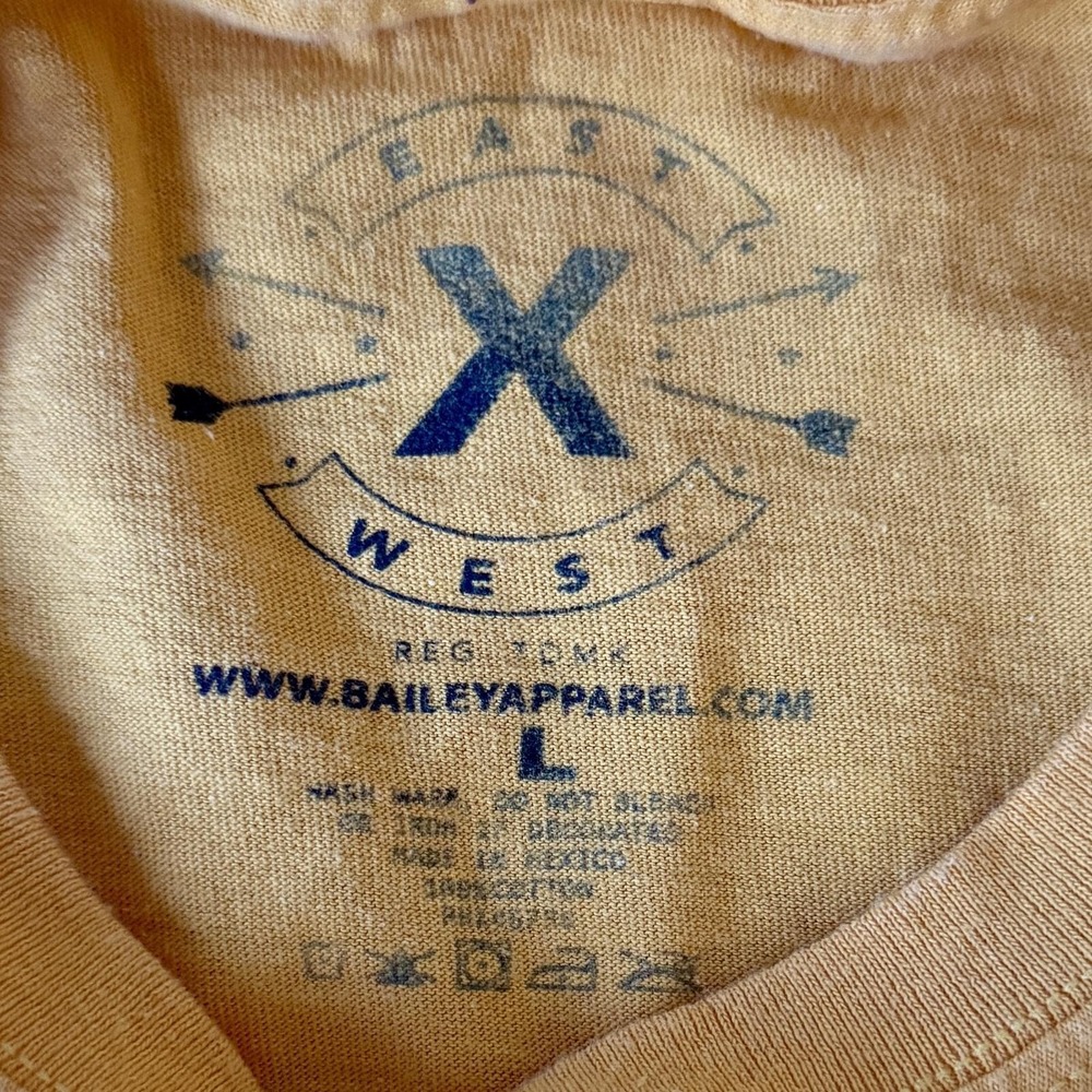 Bailey Apparel DRIP Graphic T-Shirt - Mustard Yellow-Large - Picture 4 of 4
